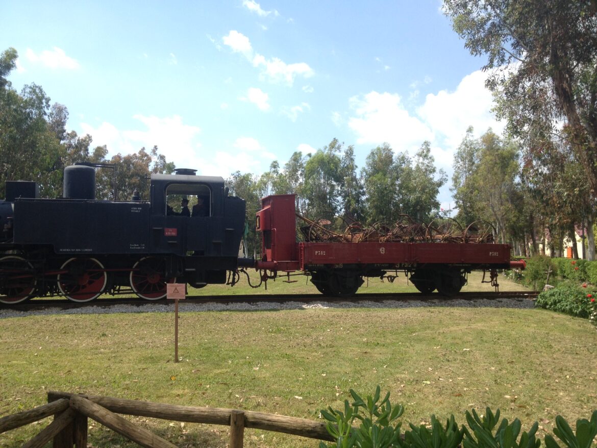 pianadelleorme6italia4per4 treno in giardino